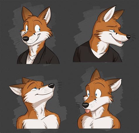 Commission Scotts Expression Sheet By Temiree Furry Art Anthro