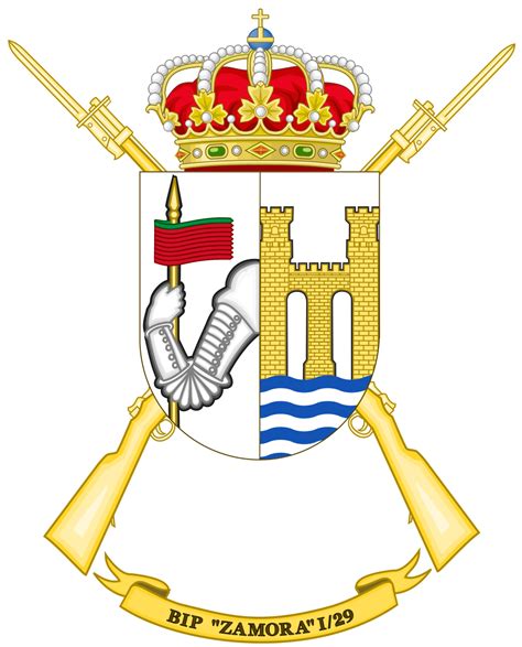 file coat of arms of the 1st 29 protected infantry battalion zamora svg thing 1 battalion