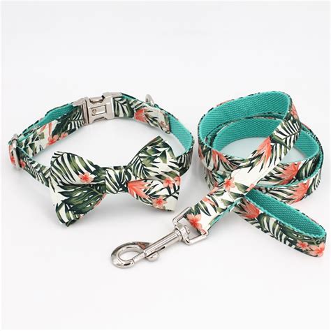Discover what are the best collars for french bulldogs in 2020. Tropical Design French Bulldog Bow Tie Collar With ...