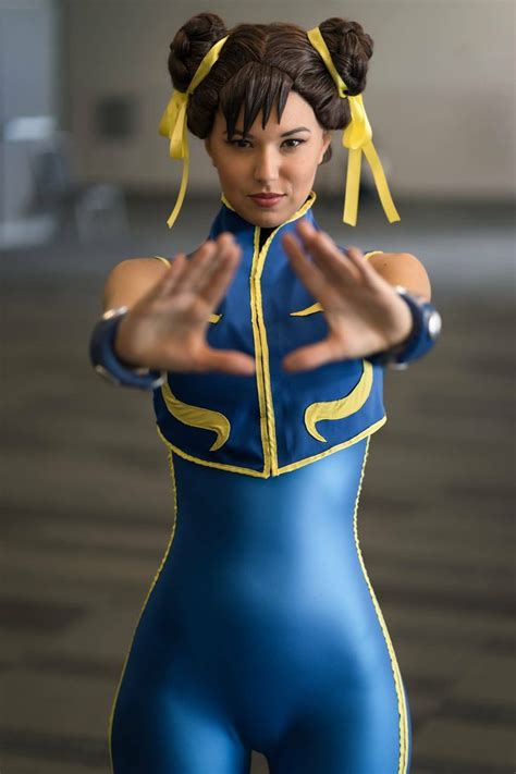 Character Chun Li From Capcoms Street Fighter Video Game Series Cosplayer Cynthia