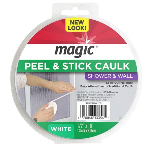 Magic White Showers Caulk Strip In The Caulk Strips Department At