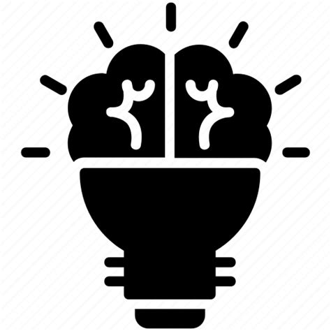 Creative brain, innovative brain, innovative idea, innovative solution, innovative thinking icon