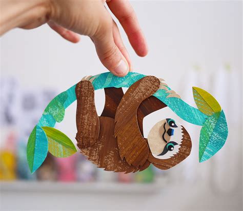 Sloth Paper Craft Papercraft Among Us