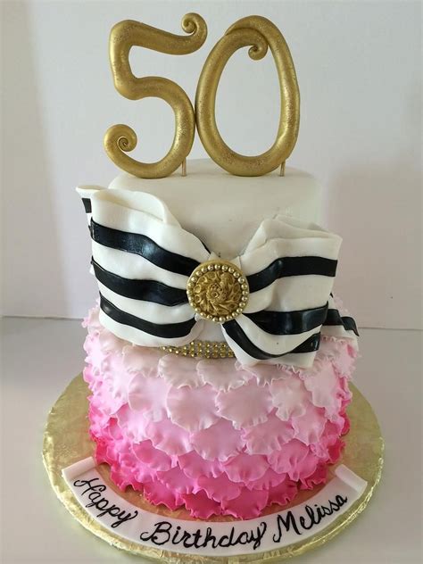 Sugar Divas Cakery Diva Cakes Gold Birthday Cake Pink Gold Birthday