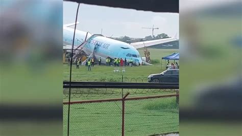 Korean Air plane overshoots runway, shuts Philippine airport - ABC30 Fresno