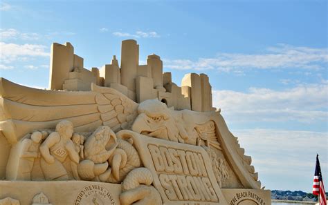Revere Beach Sand Scultpure Sand Castle Revere Beach Sand Sculptures