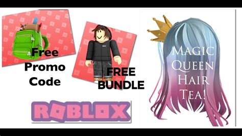 Roblox Promo Code Free Item And New Free Bundle Includes Hair Also The