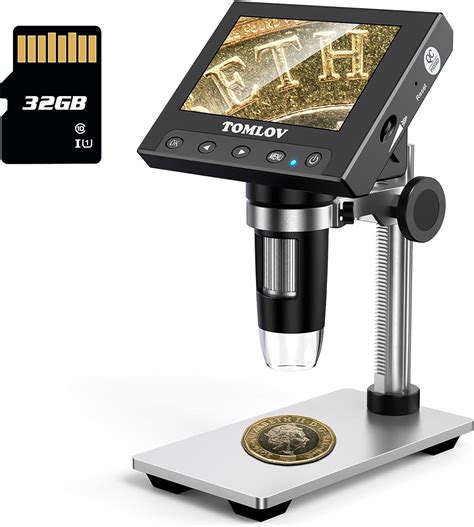 Buy Tomlov 43 Lcd Digital Microscope 50x 1000x With Sd Card Handheld