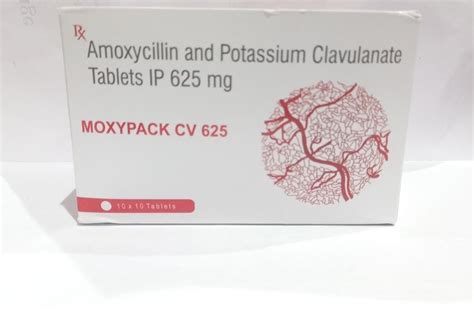 Moxypack CV Mg Amoxicillin And Potassium Clavulanate Tablets IP At Rs Box In Nagpur