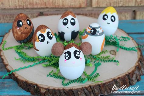 Star Wars Painted Character Easter Eggs Diy Star Wars Easter Eggs