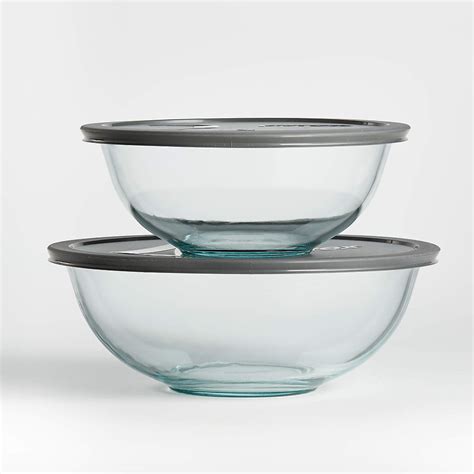 Pyrex Large Glass Bowl With Lid Glass Designs