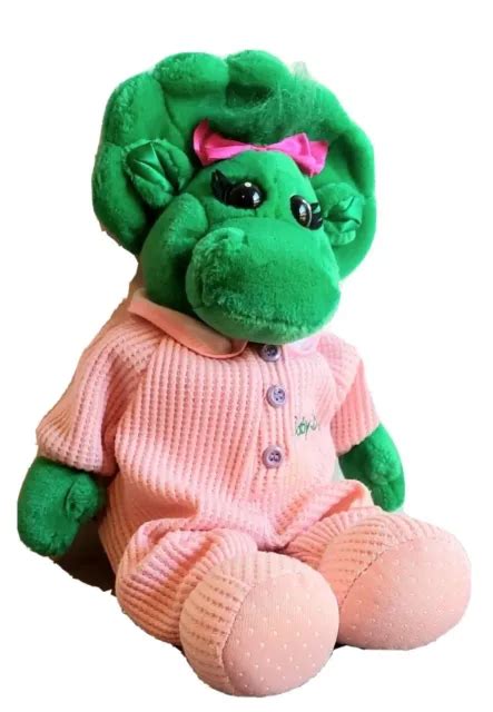 Vintage Baby Bop Sleepytime Dinosaur From Barney Show Plush Stuffed
