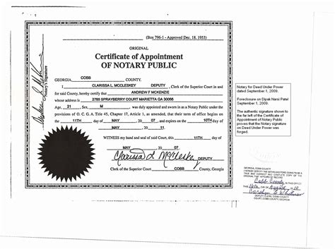 Notary Signature Example