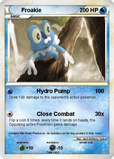 Pokémon Froakie 116 116 Hydro Pump My Pokemon Card