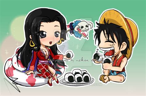 I think boa hancock only every thought 3 things about men: Boa Hancock And Luffy Chibi by Nicolemeo2004 on DeviantArt