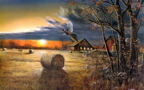 Jim Hansel Artistic Paintings Prints Country Rustic Farmlands Landscapes Sunsets Sunrises Scenic