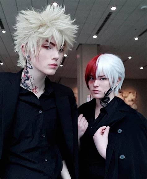 My hero academia || Bakugou and Todoroki ||•Bakugou cosplayer @tenli