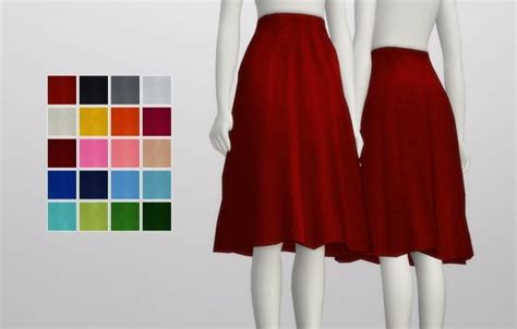 “simple Flare Skirt At Rusty Nail The Sims 4 Download ” Sims 4