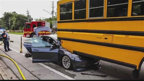 School Bus Accident In Arlington Youtube