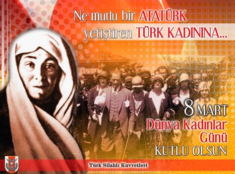 8 mart dünya kadınlar günü, tüm dünyada çeşitli etkinlikler eşliğinde kutlanan ve kadınların erkeklerle eşit haklara sahip olduğunu niteleyen özel bir gündür. Atatürkün Kadınlarla ilgili sözleri - Atatürk Sitesi