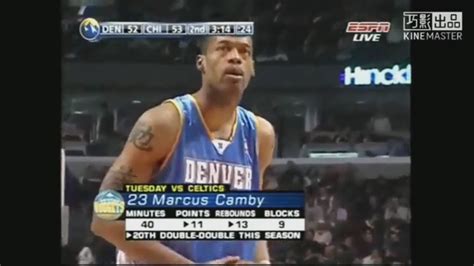 Marcus Camby 19 Points 6 Blk Bulls 2007 08 YouTube