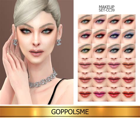 Goppols Me Gpme Gold Makeup Set Cc39 Download At Goppolsme Makeup
