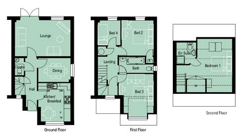 This collection of house and cottage plans with four (4) or more bedrooms will assure private space for everyone! 4 bedroom house plans uk | House plans uk, Little house ...