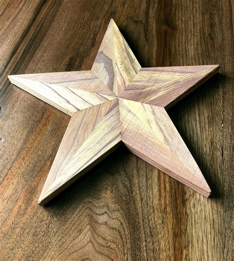 Wooden Star Handmade Star Home Decor Custom Size Etsyme