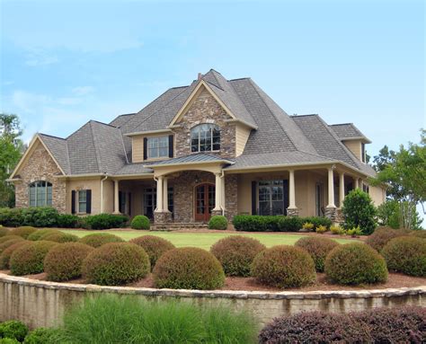 The windows, doors and other materials used can be changed accordingly. Luxury House Plan in Two Sizes - 24356TW | Architectural ...