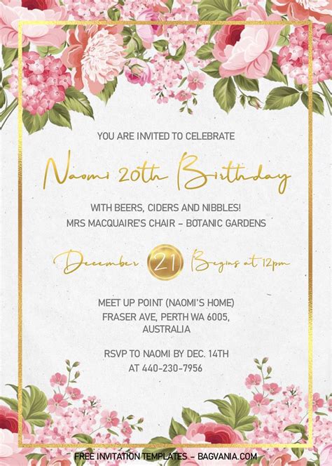 Diy gift tags printable template. Flower Girl Invitation Templates - Editable With MS Word ...