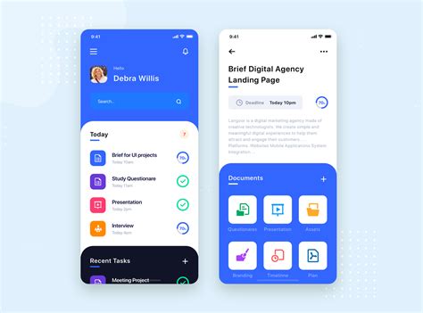Task Management Mobile App Ui Kit Template By Hoangpts On Dribbble