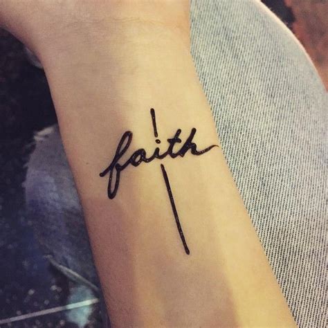30 Amazing Faith Love Hope Tattoo Designs Hope Tattoo Wrist