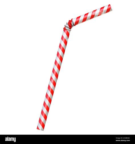 Drinking Straw Isolated On White 3d Rendering Stock Photo Alamy