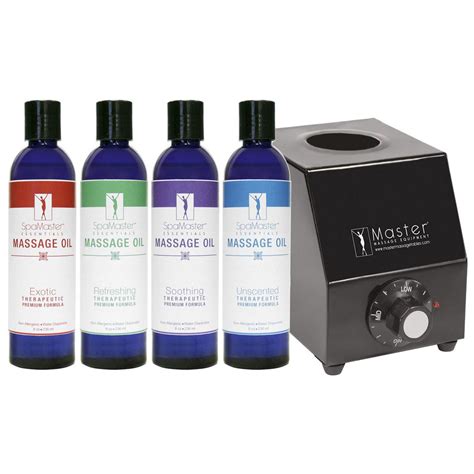 Master® Massage Oil Warmer Package 169324 Massage Chairs And Tables At