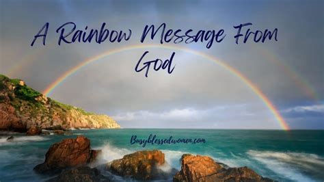Rainbow Message From God