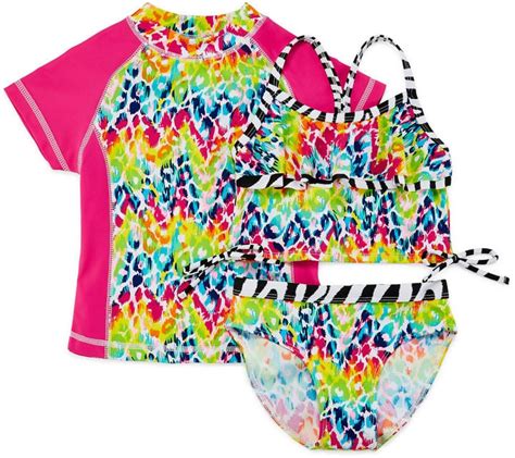 Rash Guard And 2 Piece Swimsuit Set The Best Rash Guards For Kids