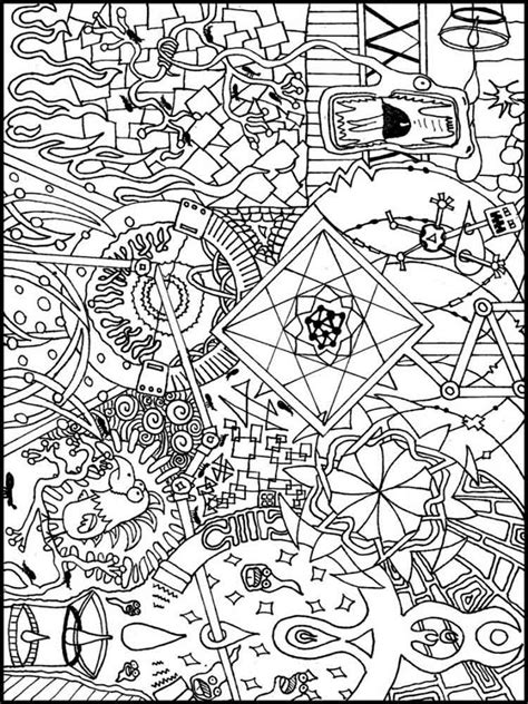 Download and print these printable trippy coloring pages for free. Psychedelic Coloring Pages - Food Ideas