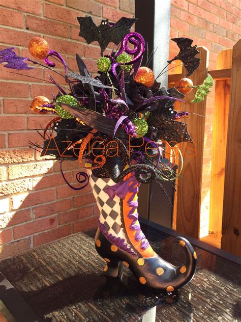 $3.00 coupon applied at checkout save $3.00 with coupon. RAZ Witch Boot Arrangement, Halloween Bat Centerpiece ...