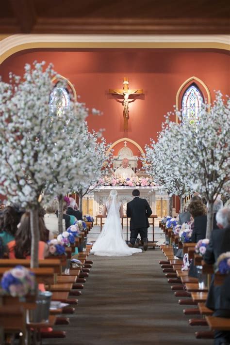 Relaxed Bohemian Glamour Pink And Blue Wedding Church