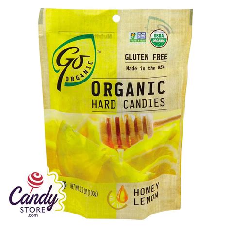 Goorganic Honey Lemon Organic Hard Candy 6ct Candystore