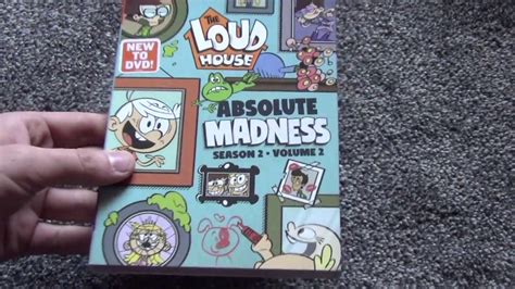 The Loud House Absolute Madness Season 2 Volume 2 Dvd Unboxing Youtube