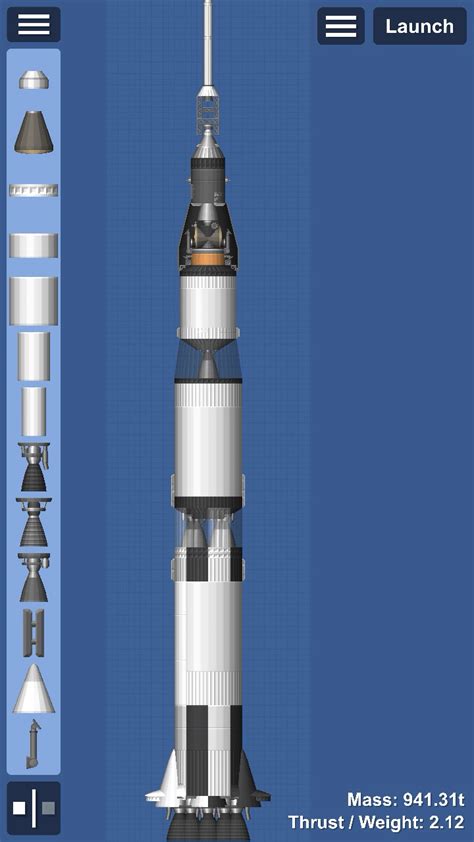 Saturn V Design Spaceflightsimulator