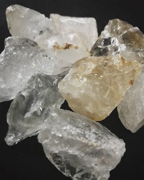 Cristales de cuarzo transparente crudo trozos de piedras | Etsy