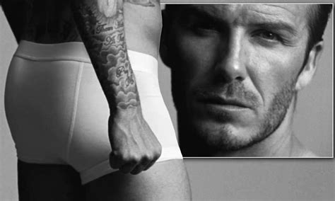 David Beckham Reveals He Blushed When His Racy Handm Ad Came On During