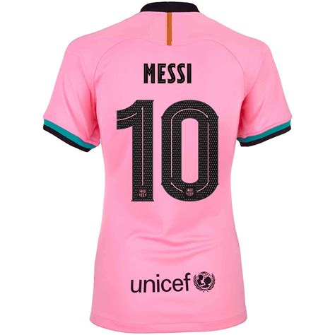 202021 Womens Lionel Messi Barcelona 3rd Jersey Soccer Master