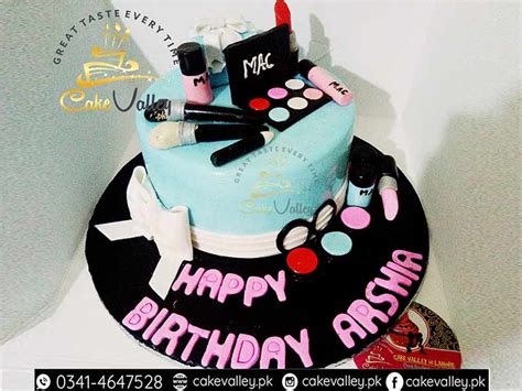 An essential cake decorating kit is available for $20 or less, making a wide range of classic cake designs available without a large investment. make_up Kit Cake For Girls Birthday - cake valley - Online ...