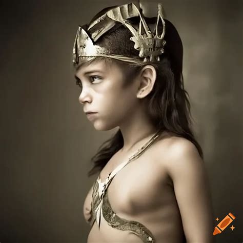 amazon warrior girl age 12 side view