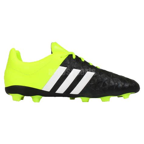 Adidas Ace 154 Fxg J Black Yellow Kids Soccer Shoes Football Cleats B32864