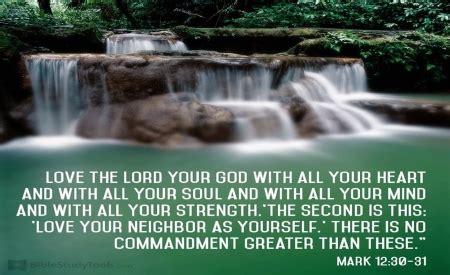 Nature background photo with water falls and green trees. Bible verse - Waterfalls & Nature Background Wallpapers on ...