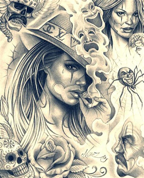 Pin By Raildson Santos On Drawing Artwork Chicano Drawings Chicano